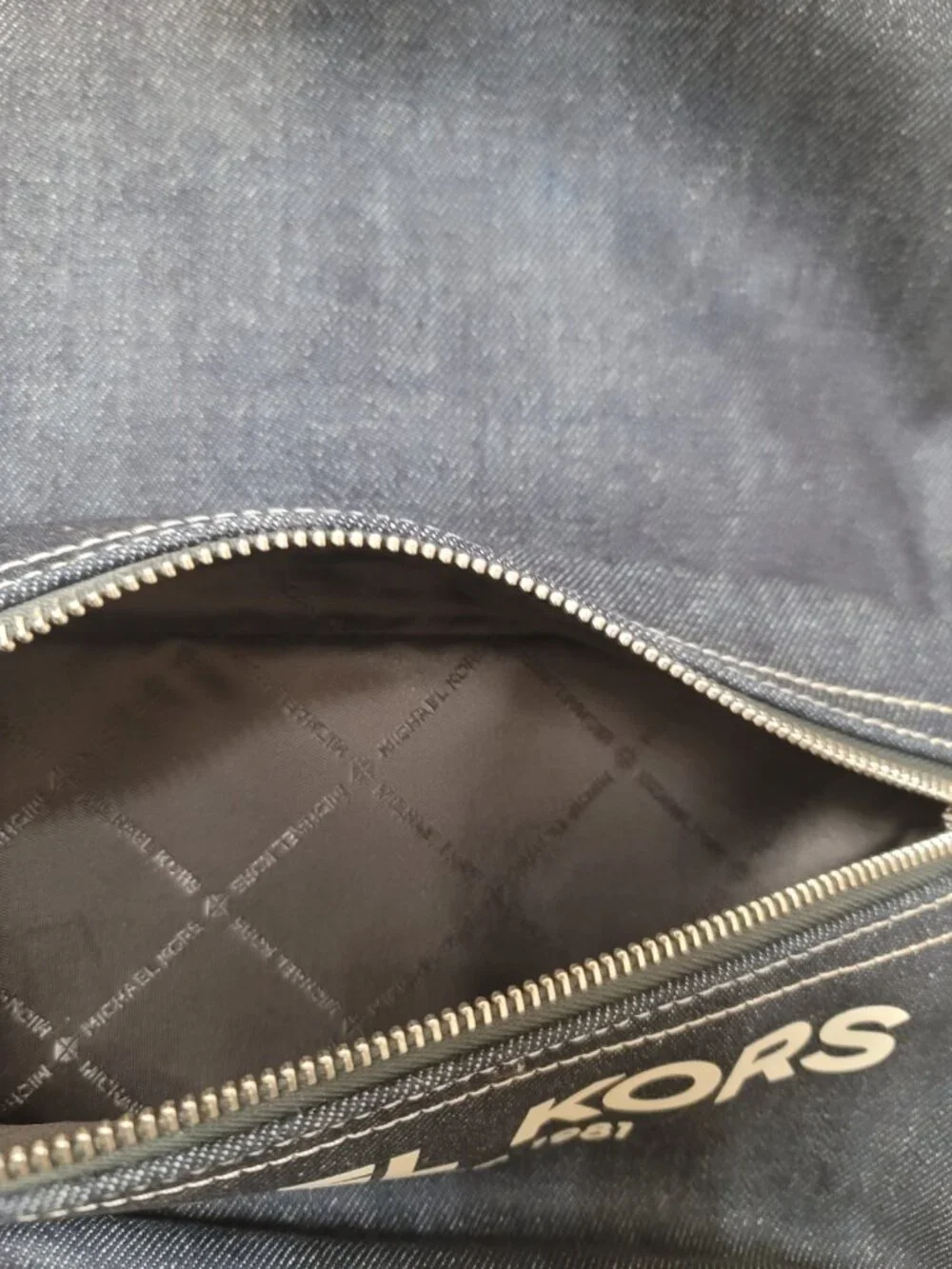 Michael Kors “Cooper” Denim Backpack New NWoT